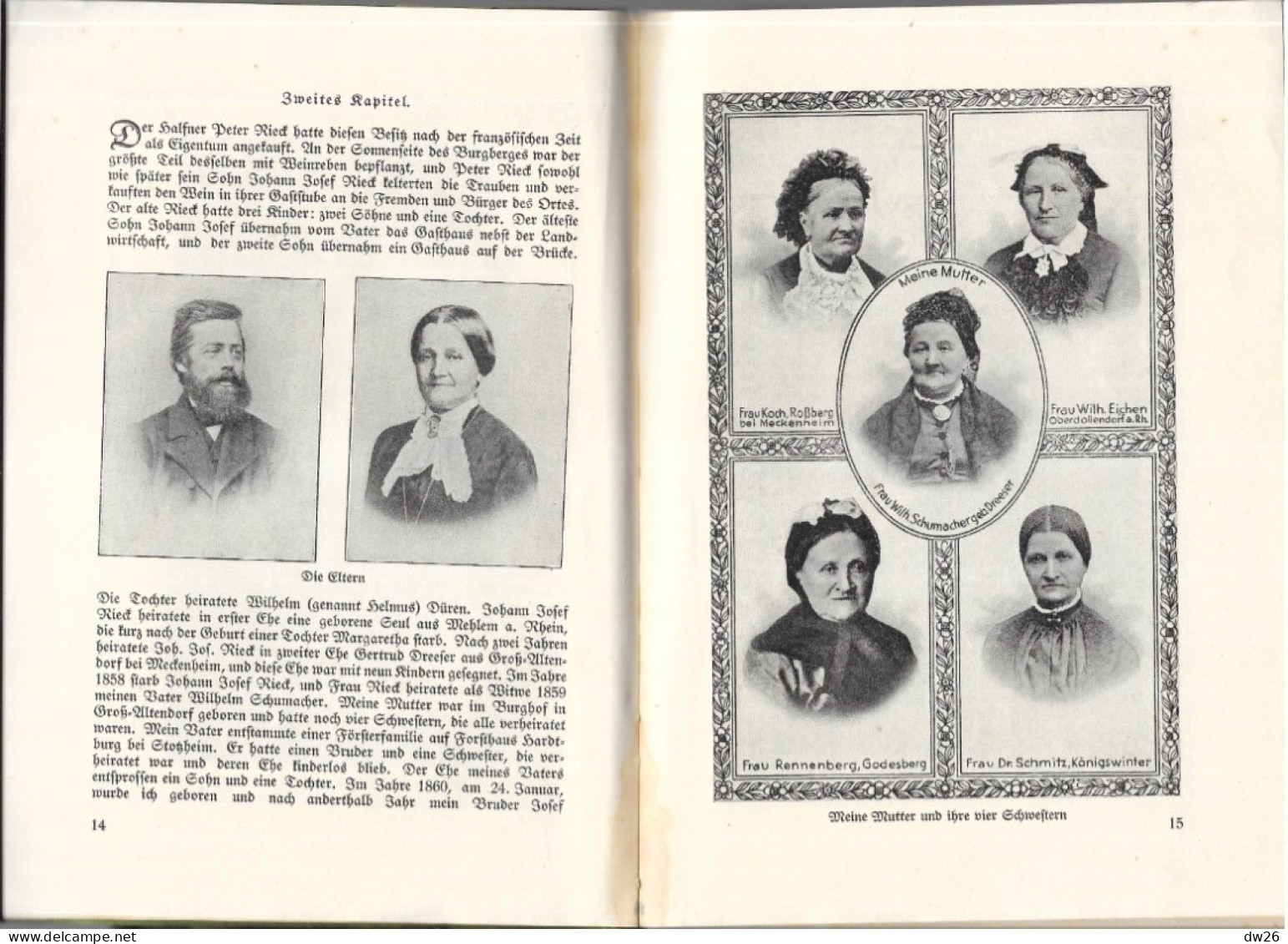 Biographie Von Aennchen Schumacher, Godesberg, Auflage 1929 (die Lindenwirtin, Aubergiste 1860-1935) - Biographien & Memoiren