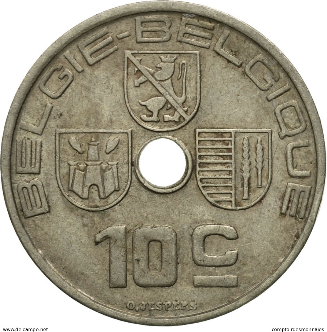 Monnaie, Belgique, 10 Centimes, 1939, TTB, Nickel-brass, KM:113.1 - 10 Cents