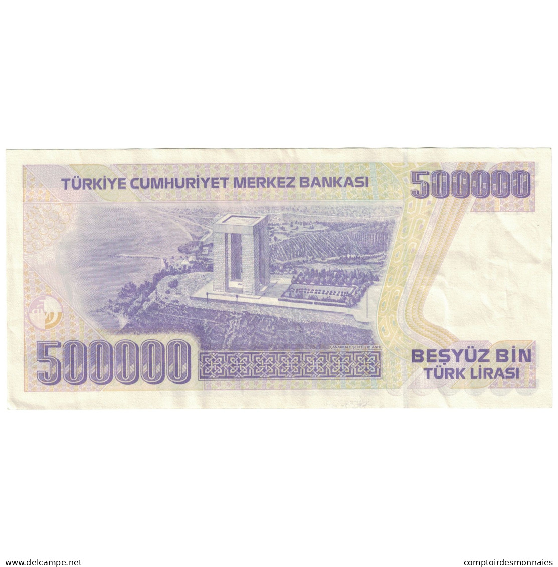 Billet, Turquie, 500,000 Lira, 1970, 1970-10-14, KM:212, SUP - Turkey