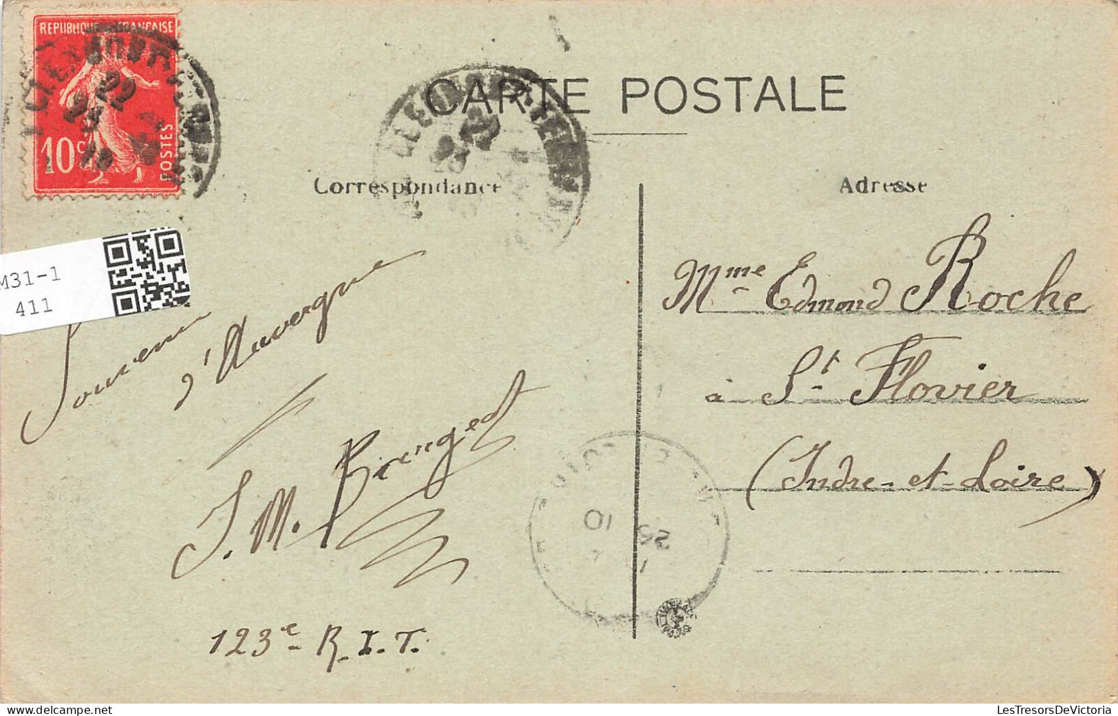 FOLKLORE - L'Auvergne Pittoresque - Vieux Paysan - Carte Postale Ancienne - Trachten