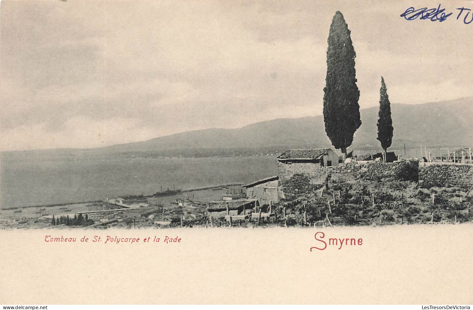 TURQUIE - Smyrne - Tombeau De St Polycarpe Et La Rade - Carte Postale Ancienne - Türkei