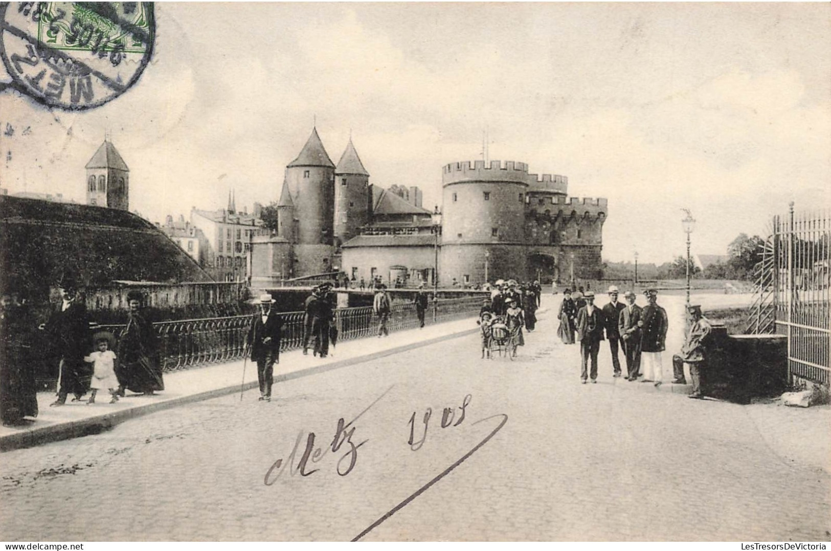 FRANCE - Metz - Porte Des Allemands - Animé -  Carte Postale Ancienne - Metz