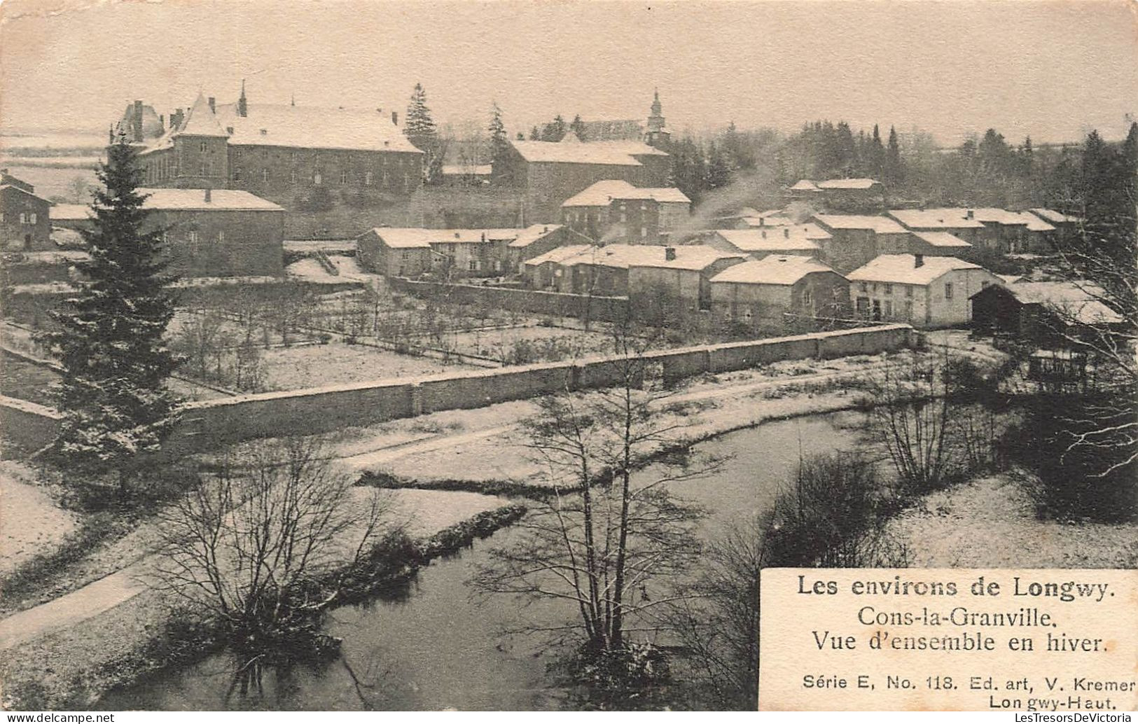 FRANCE - Les Environs De Longwy - Cons Le Granville - Vue D'ensemble En Hiver - Carte Postale Ancienne - Longwy