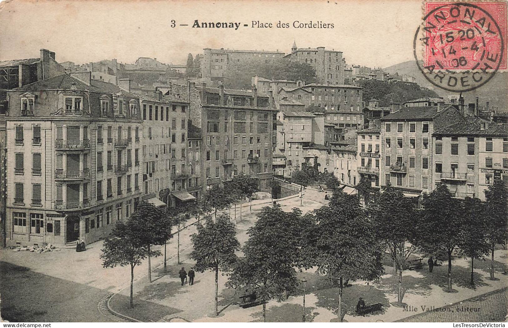FRANCE - Annonay - Place Des Cordeliers - Carte Postale Ancienne - Annonay