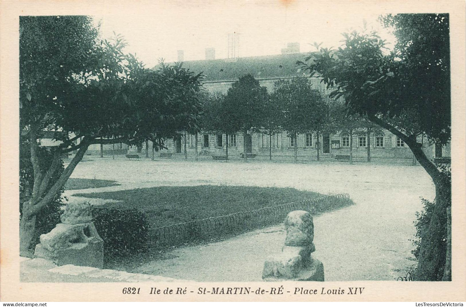 FRANCE - Saint Martin De Ré - Place Louis XIV - Carte Postale Ancienne - Saint-Martin-de-Ré