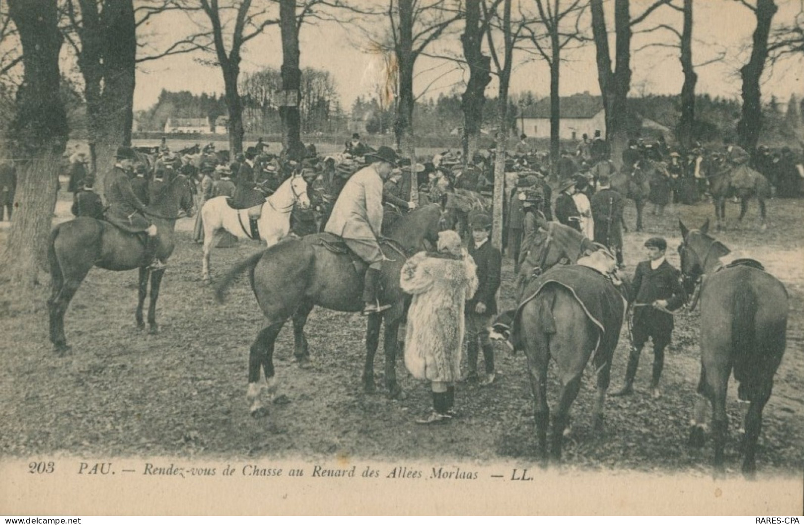 64 PAU - Rendez Vous De Chasse Au Renard Des Allées Morlaas  - Très Bon état - Pau