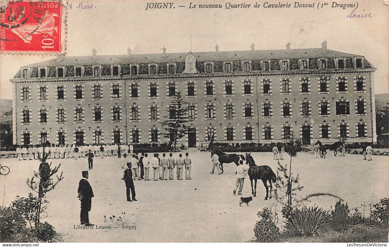FRANCE - Joigny - Le Nouveau Quartier De Cavalerie Davout (1er Dragons) - Carte Postale Ancienne - Joigny
