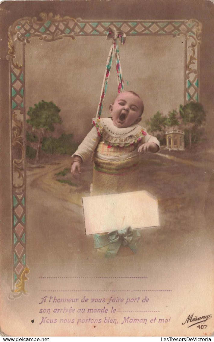 FANTAISIES - Bébés - Bébé Qui Baille - Carte Postale Ancienne - Babies
