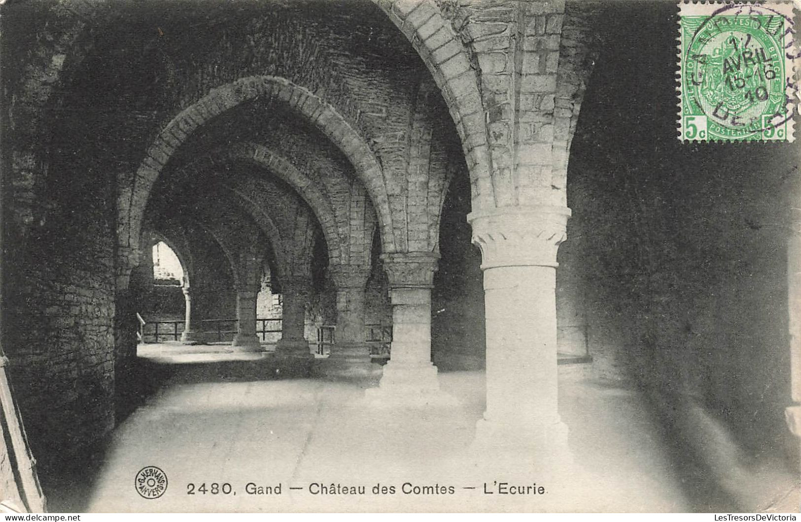 BELGIQUE - Gent - Château Des Comtes - L'Ecurie - Carte Postale Ancienne - Gent