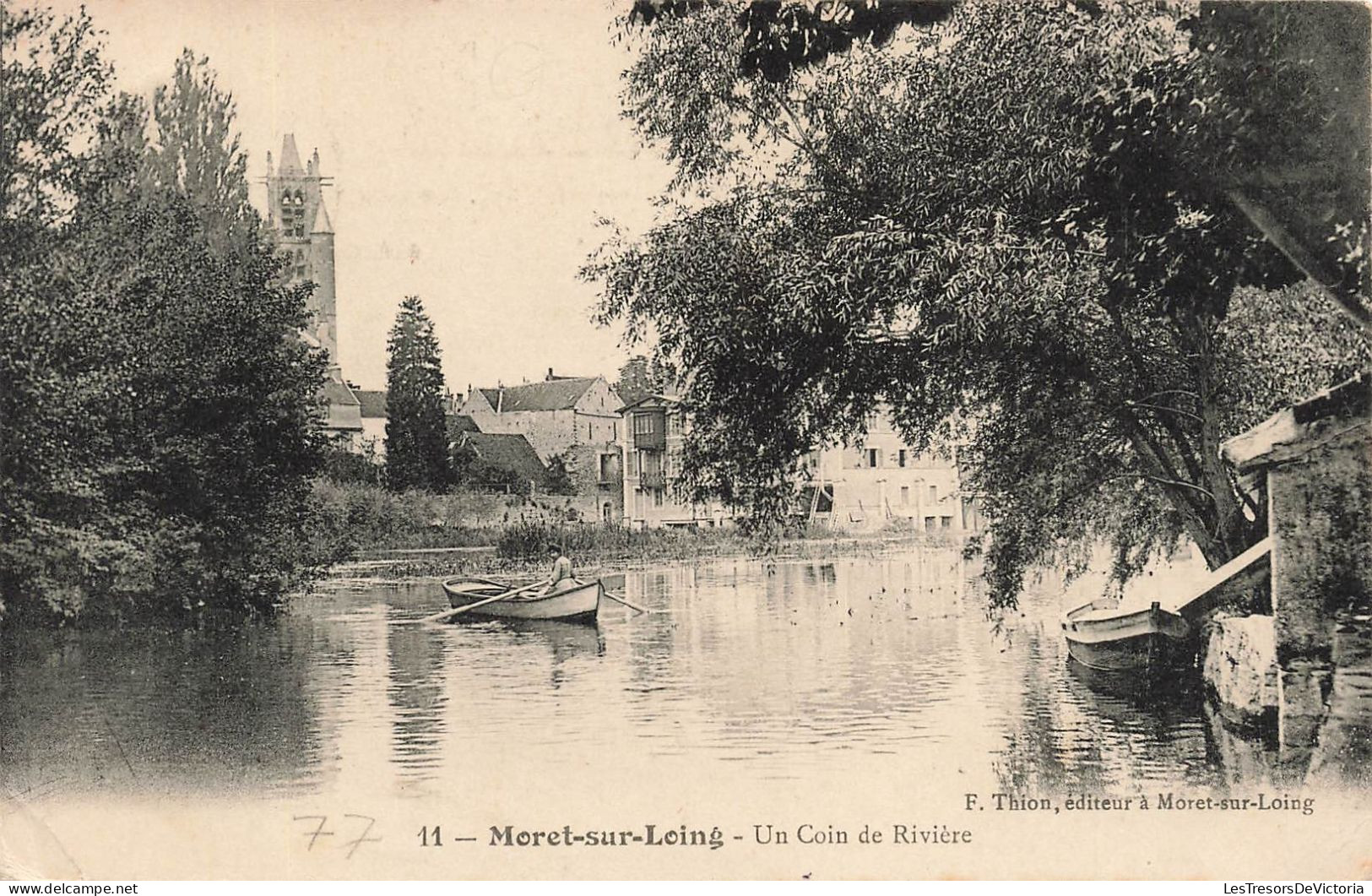 FRANCE - Moret Sur Loing - Un Coin De Rivière - Carte Postale Ancienne - Moret Sur Loing