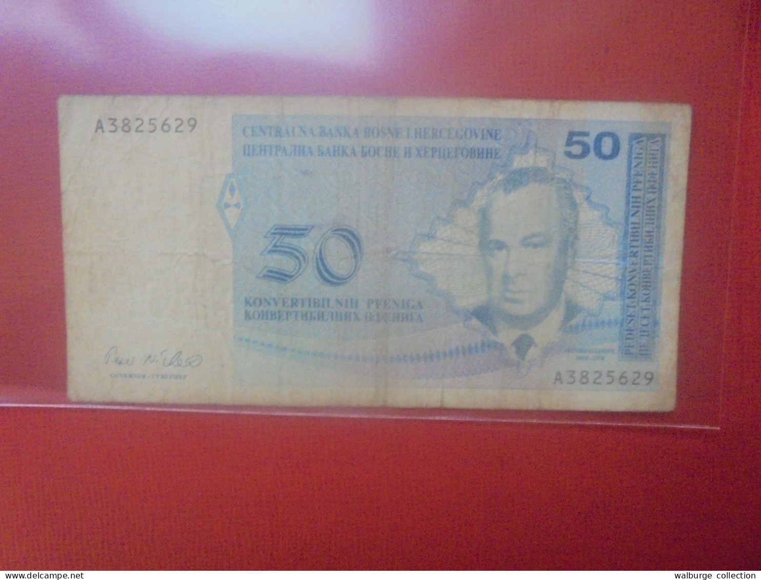BOSNIE-HERZEGOVINE 50 Dinara 1998 Circuler (B.32) - Bosnie-Herzegovine