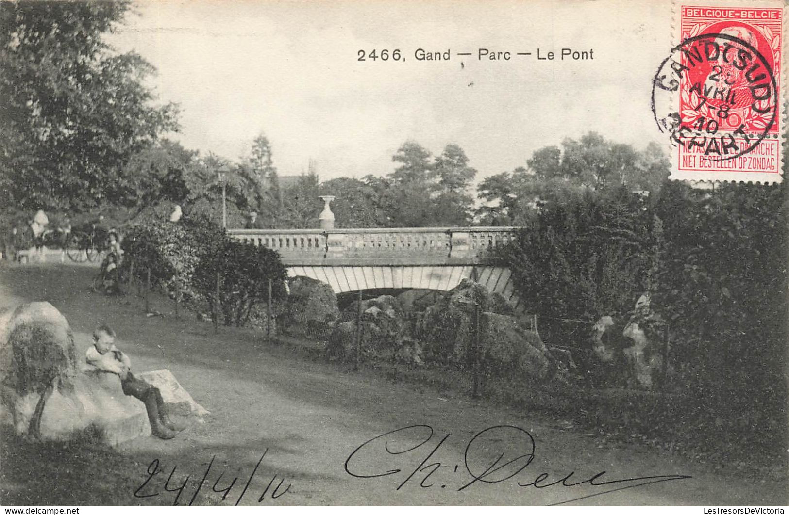 BELGIQUE - Gent - Vue Sur Le Pont Du Parc - Carte Postale Ancienne - Gent