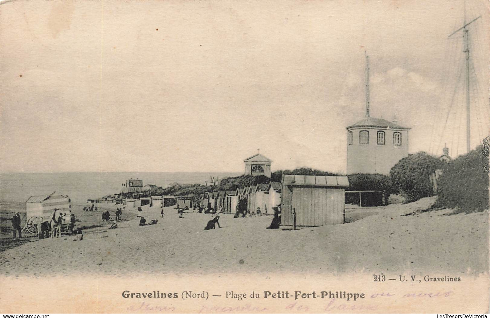 FRANCE - Gravelines - Plage Du Petit Fort Philippe - Carte Postale Ancienne - Gravelines
