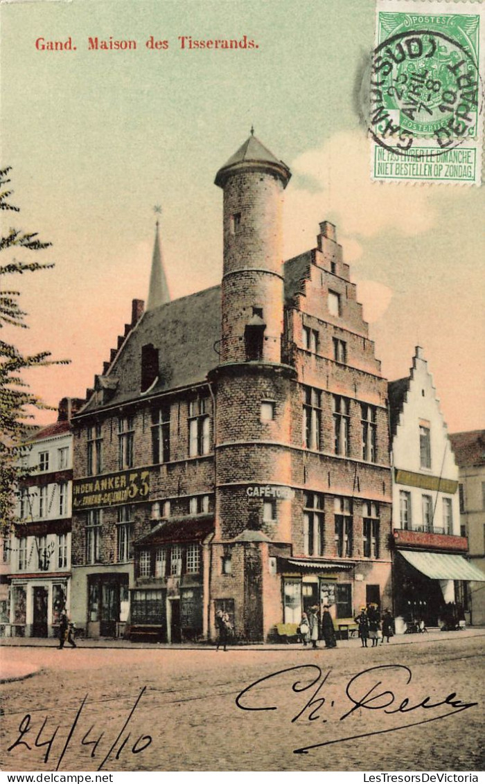 BELGIQUE - Gent - Vue Générale De La Maison Des Tisserands - Colorisé - Carte Postale Ancienne - Gent