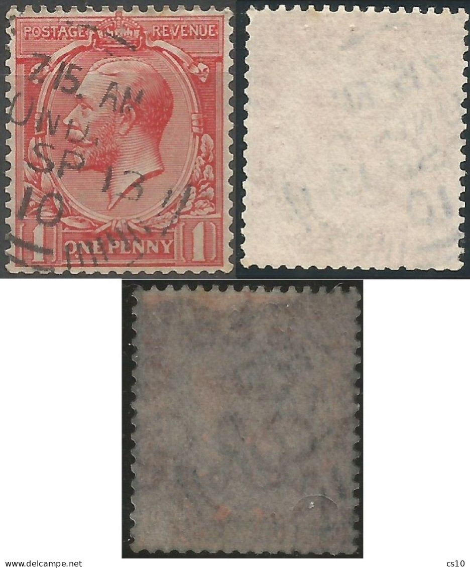 UK King George V SG.298 Very Fine Used D.1 WMK Multy-Cypher Sep13 London SCARCE! - Other & Unclassified