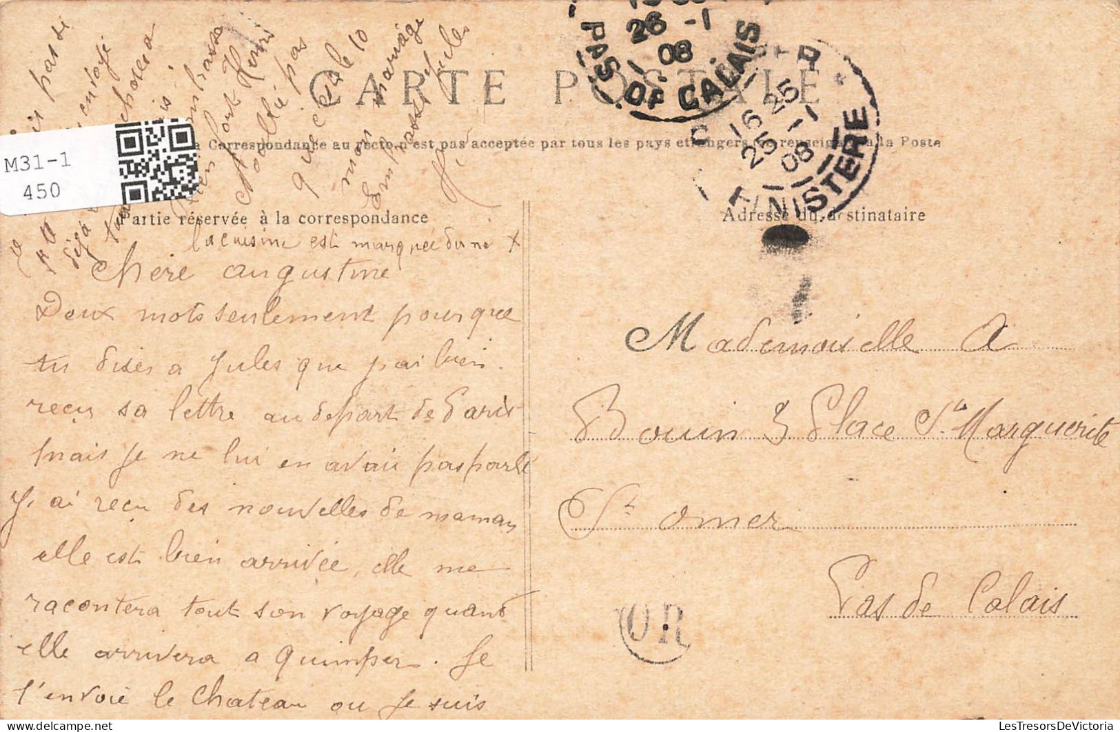 FRANCE - Les Châteaux De Bretagne - Rivière De Quimper - Carte Postale Ancienne - Quimper