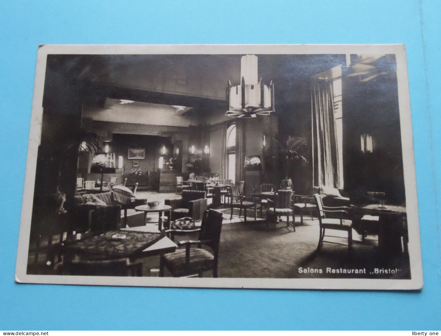 Salons Restaurant " BRISTOL " ROTTERDAM - Tel 26100 Grand Hotel COOMANS ( Edit.: Weenenk ) Anno 1935 ( Zie/See SCANS ) ! - Rotterdam