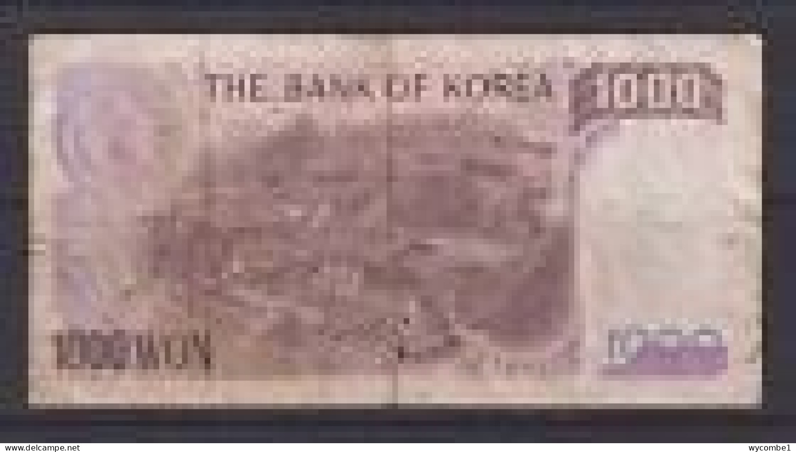 SOUTH KOREA - 1983 1000 Won Circulated Banknote As Scans - Corea Del Sur