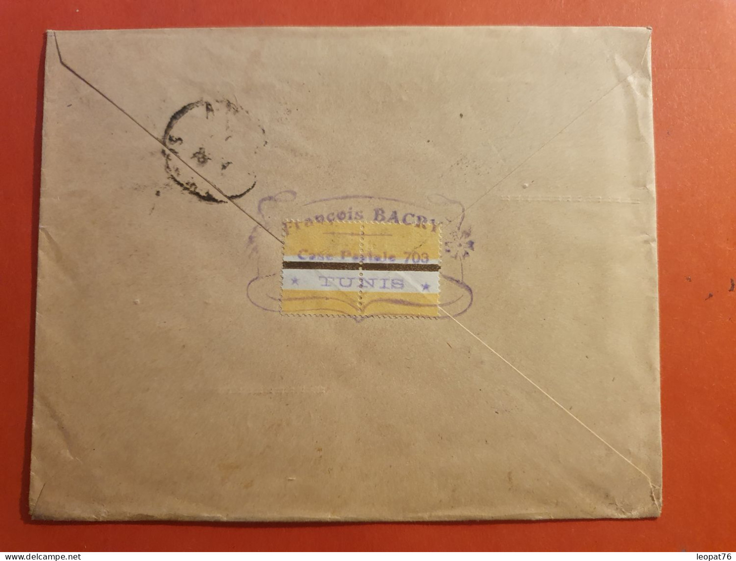 Tunisie - Enveloppe Commerciale En Recommandé De Tunis Pour Amiens En 1928 - J 45 - Lettres & Documents