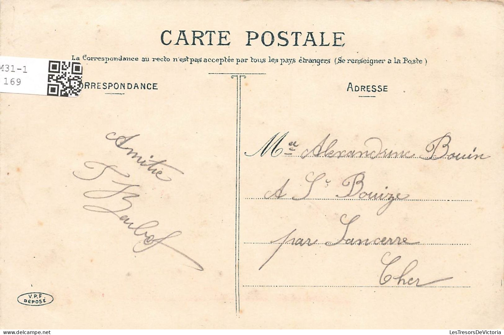 FRANCE - Montargis - Une Pensée De Montargis - Colorisé - Carte Postale Ancienne - Montargis