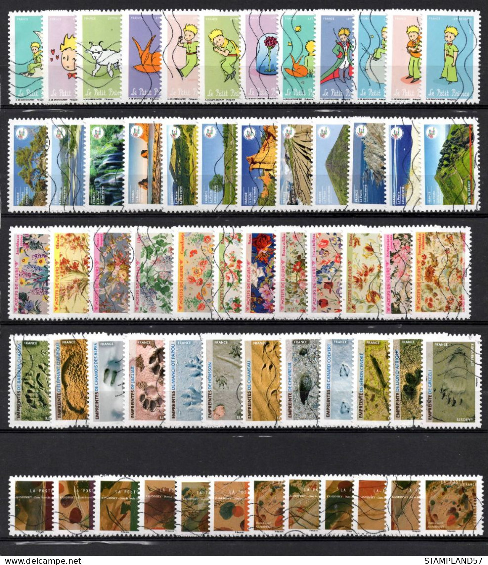 FRANCE Oblitéré :  LOT 110 Séries Différentes De 2005 A 2023 - Lots & Kiloware (mixtures) - Min. 1000 Stamps