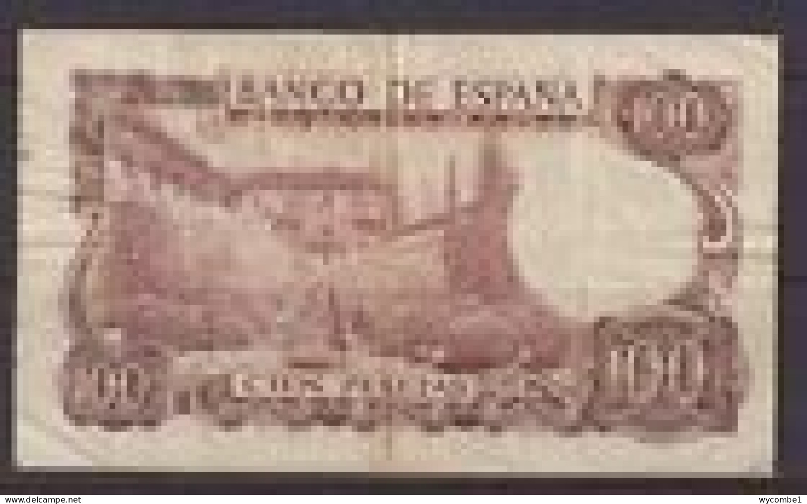 SPAIN - 1970 100 Pesetas Circulated Banknote - 100 Pesetas