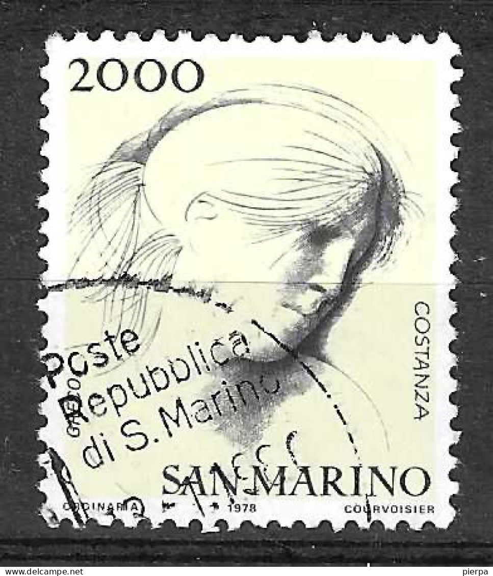 SAN MARINO - 1978 - VIRTU' CIVILI - LIRE 2000 - USATO  (YVERT 966 - MICHEL 1164 - SS 1011) - Gebruikt