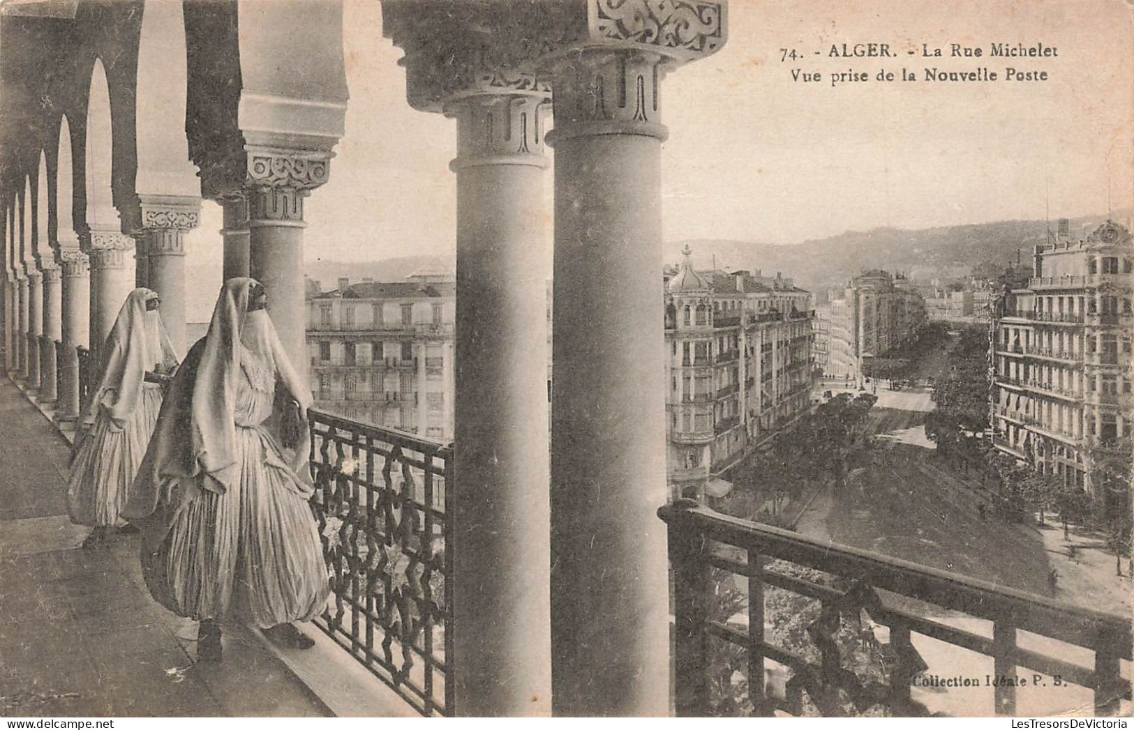 ALGÉRIE - Alger - La Rue Michelet - Vue Prise De La Nouvelle Poste - Carte Postale Ancienne - Alger