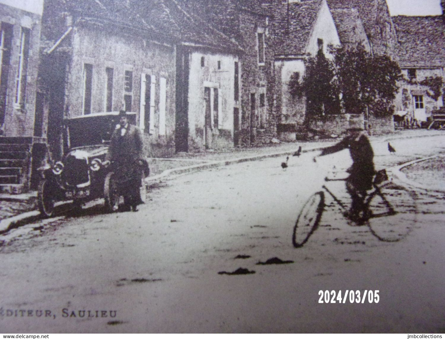 GUILLON (Yonne) RUE DU GENERAL FOCH VOITURE ET VELO N°8 - Guillon