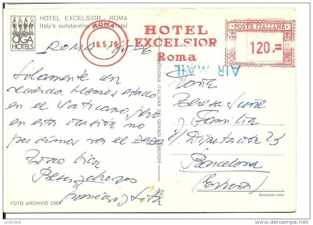 A T M  ITALIA 1976 HOTEL EXCELSIOR - Settore Alberghiero & Ristorazione