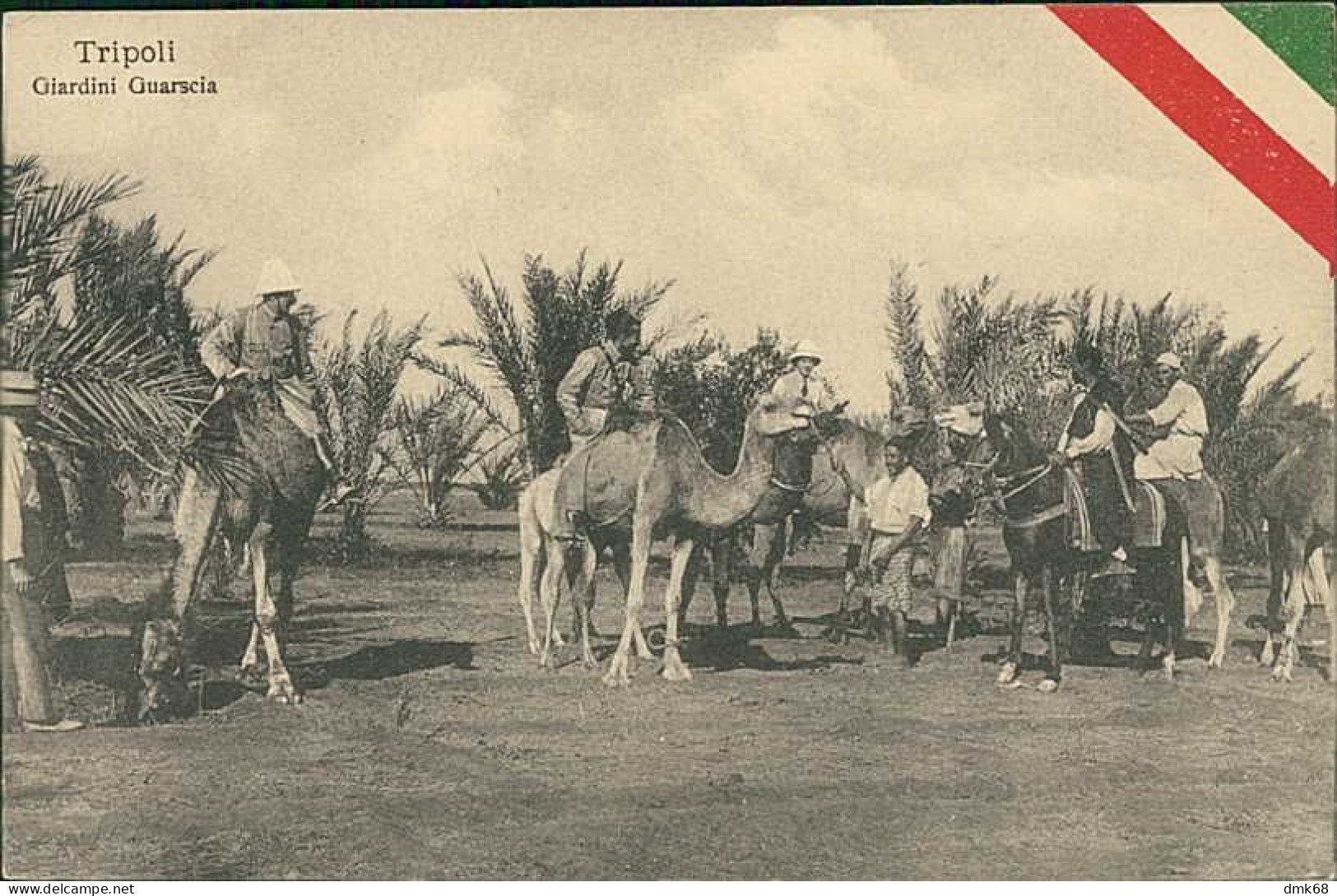 LIBIA / LIBYA - TRIPOLI - GIARDINI GUARSCIA - EDIZIONE RAGOZINO - 1911 (12345) - Libia