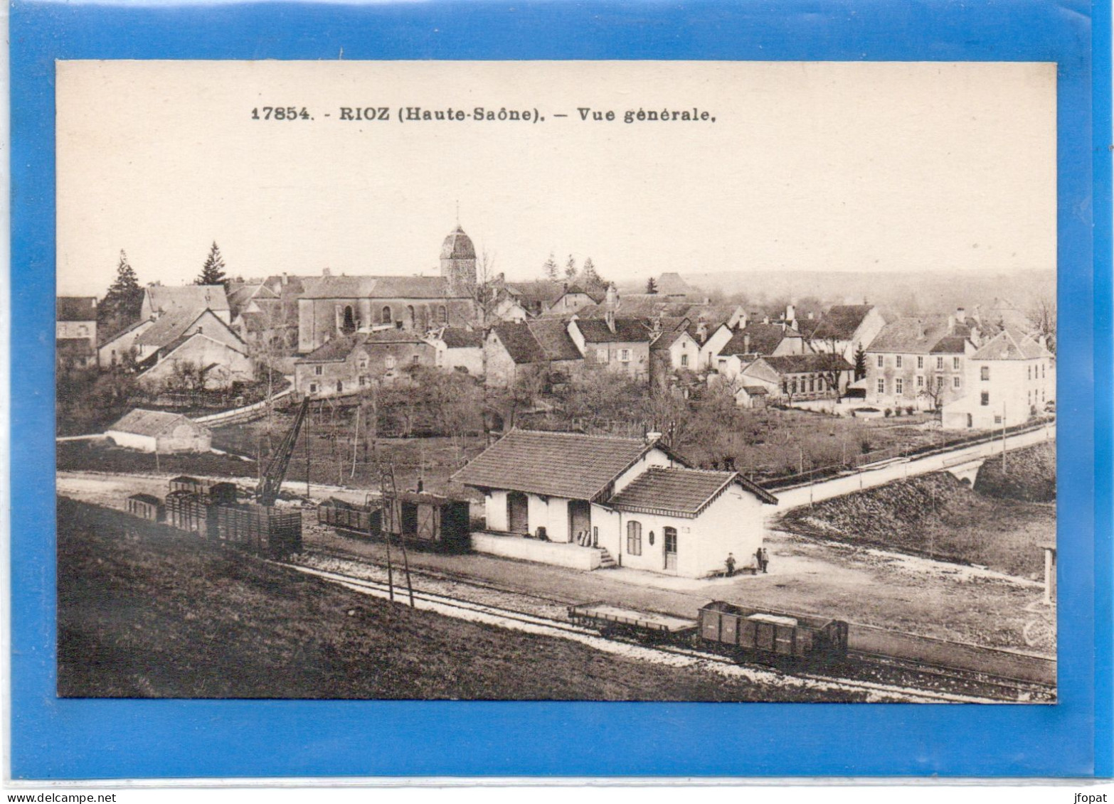 70 HAUTE SAONE - RIOZ Vue Générale, Gare - Rioz