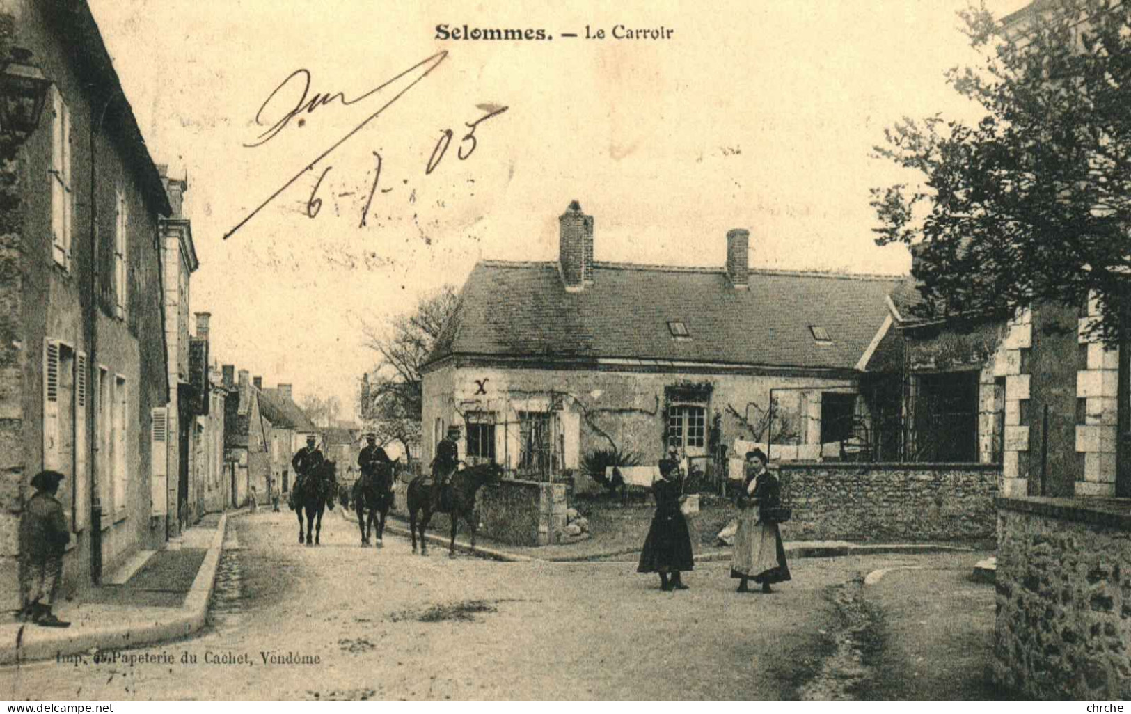 41 – SELOMMES - Le Carroir ***RARE*** - Selommes