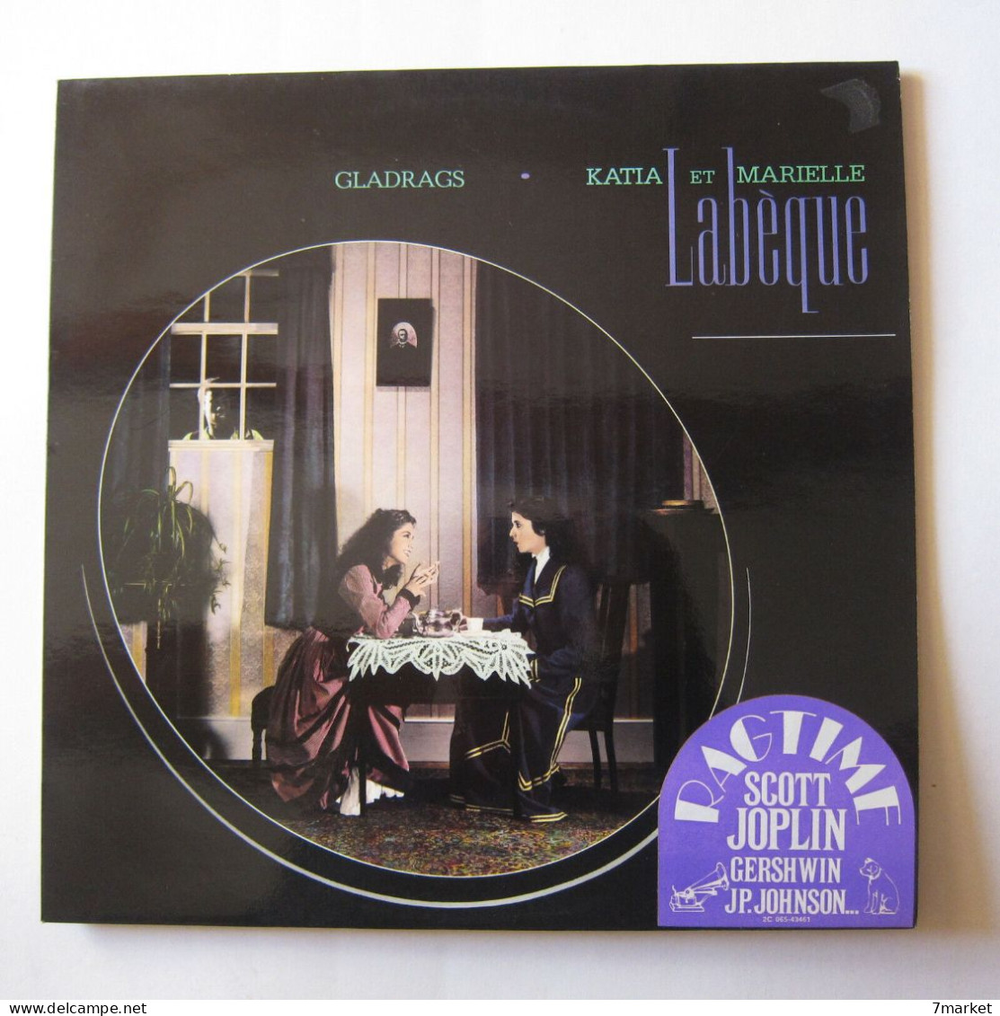 LP/ Katia Et Marielle Labèque - Gladrags / EMI - 1983 - Jazz