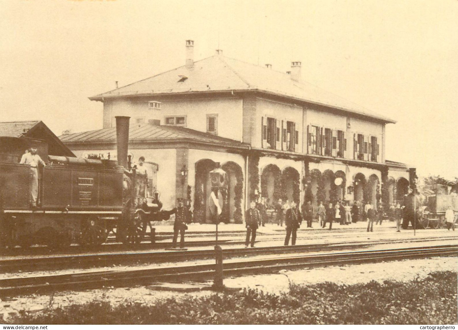 Wohlen Bahnhof 1983 Postkarte - Wohlen