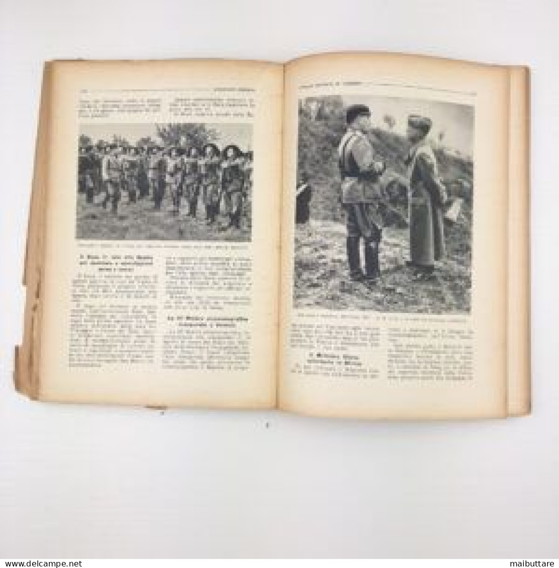 Almanacco Fascista Del Popolo D'italia Anno 1936 Condizioni Buone - Bordo Scollato - Englisch