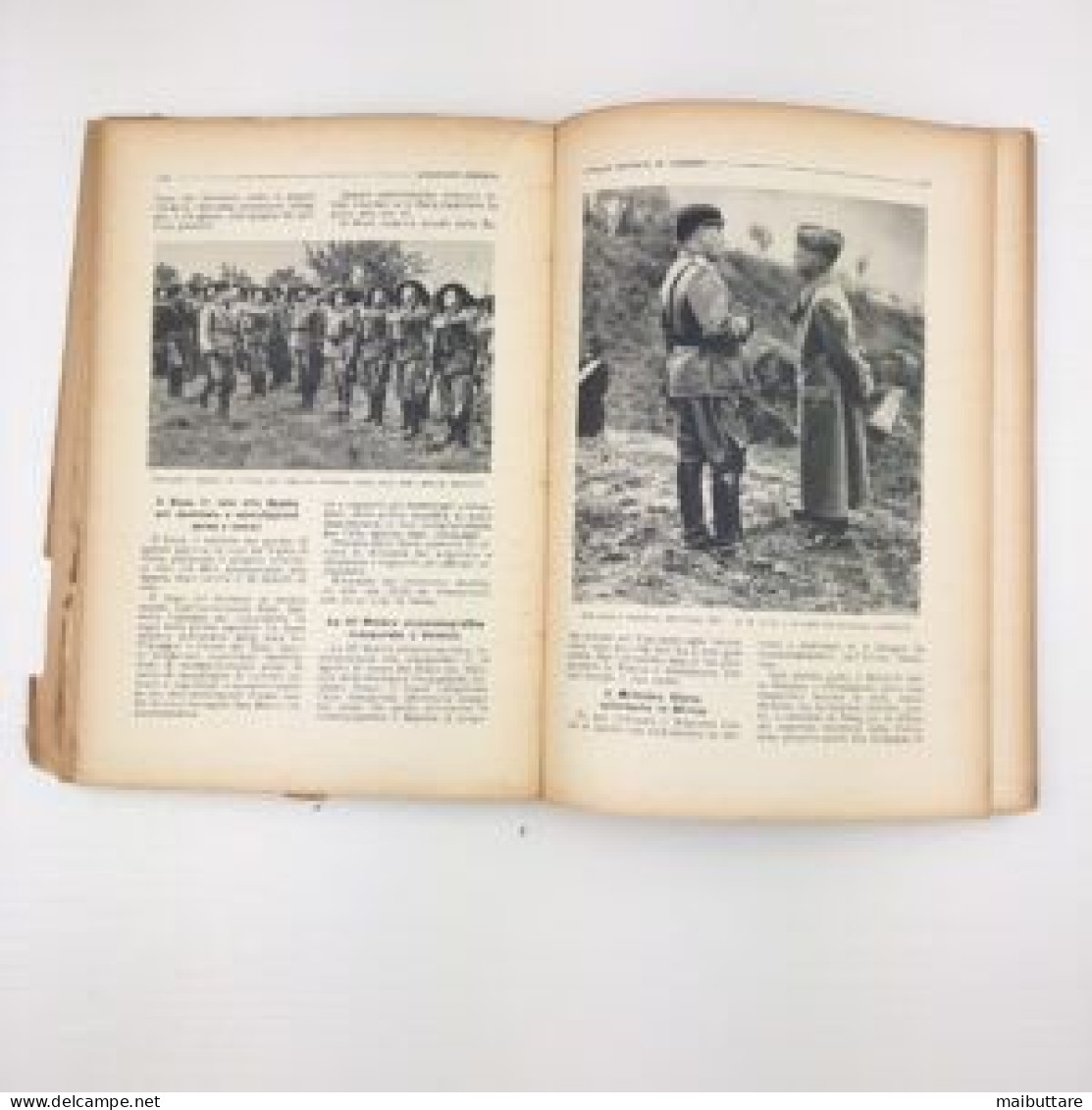 Almanacco Fascista Del Popolo D'italia Anno 1936 Condizioni Buone - Bordo Scollato - English