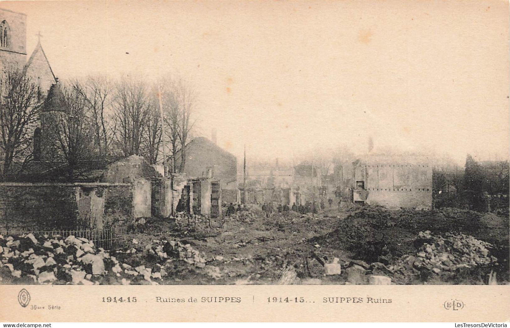 FRANCE - Vue Sur Les Ruines De Suippes - Carte Postale Ancienne - Sonstige & Ohne Zuordnung