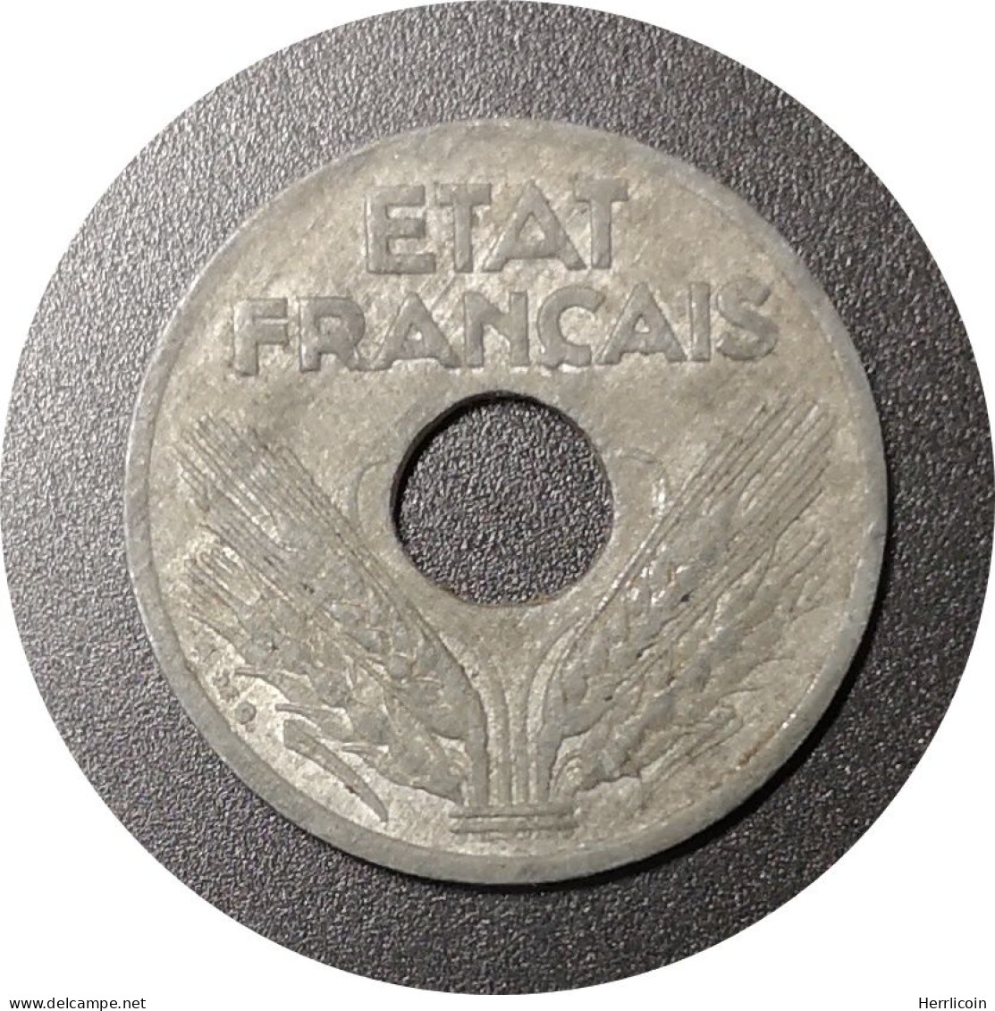 Monnaie France - 1941 - 10 Centimes Etat Français Grand Module - 10 Centimes