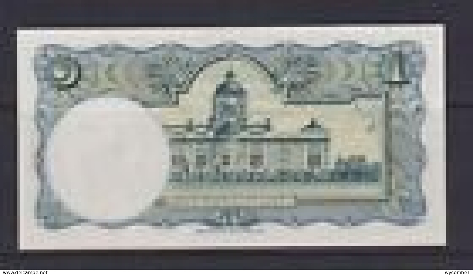 THAILAND - 1953-69 1 Baht AUNC/UNC Banknote As Scans - Tailandia