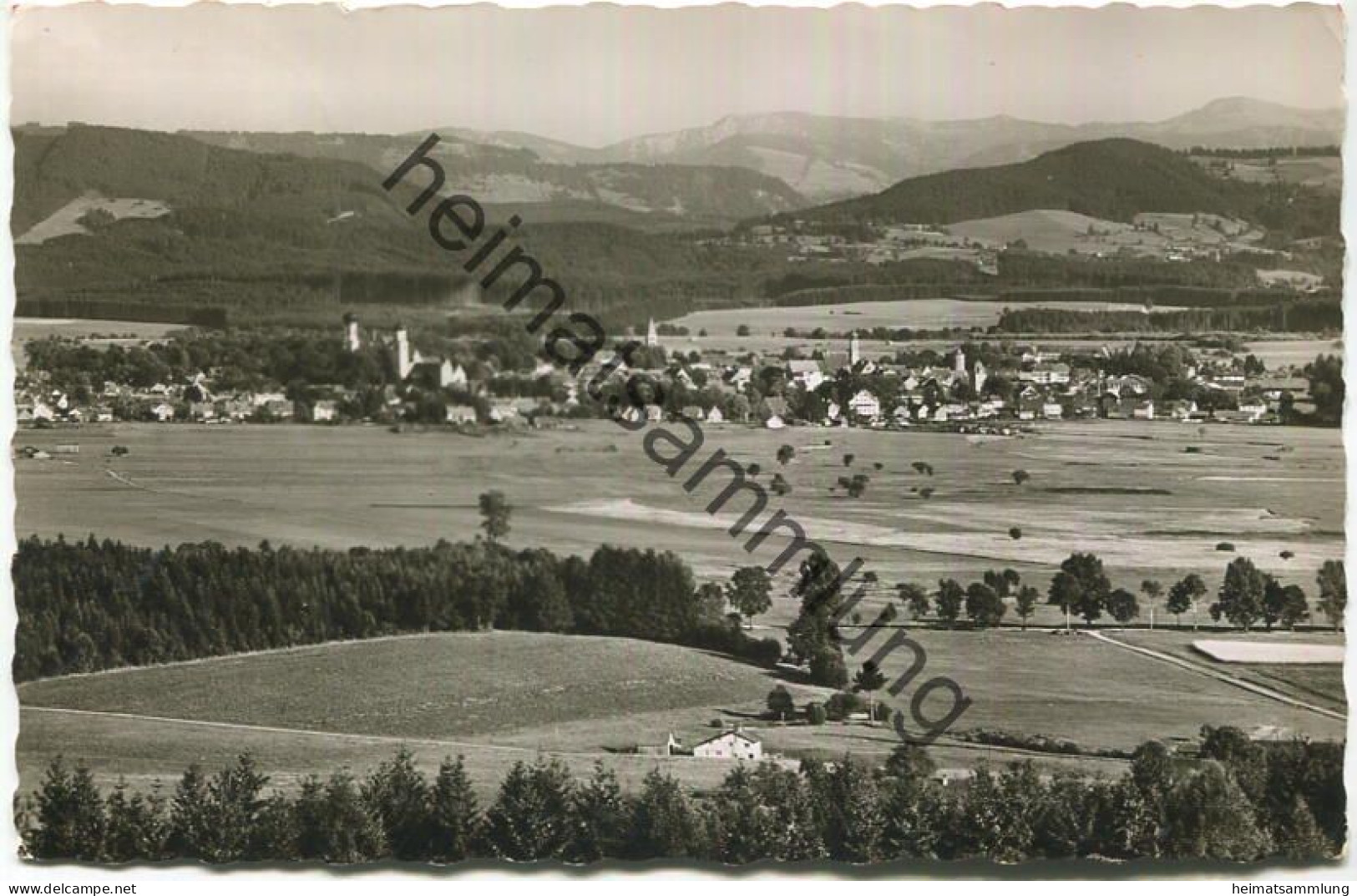 Isny - Foto-AK - Verlag Gebr. Metz Tübingen - Gel. - Isny