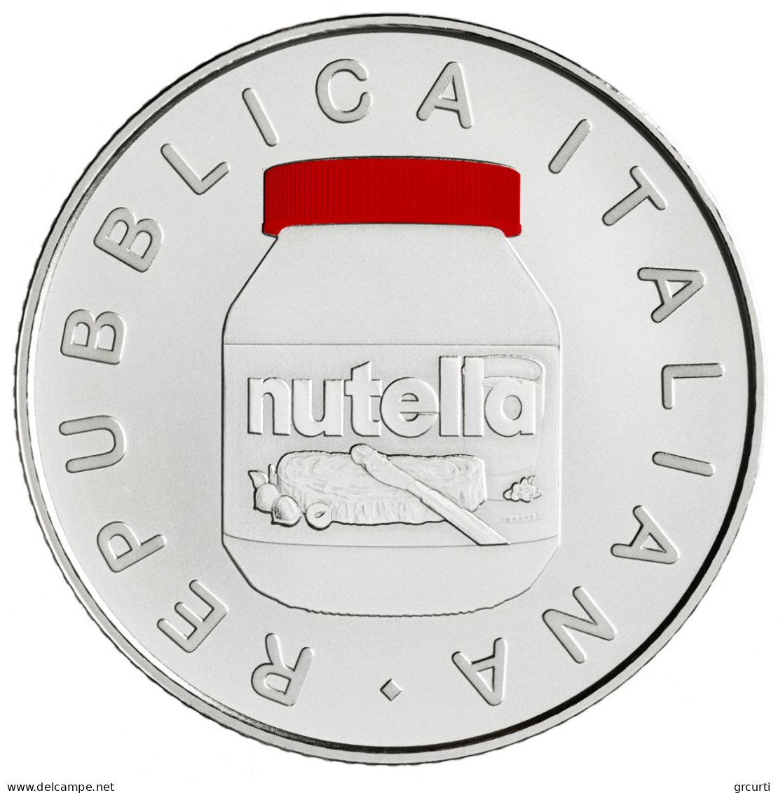 Italia - 5 Euro 2021 - Eccellenze Italiane - Nutella - Rossa - N# 341411 - UC# 247 - Italie