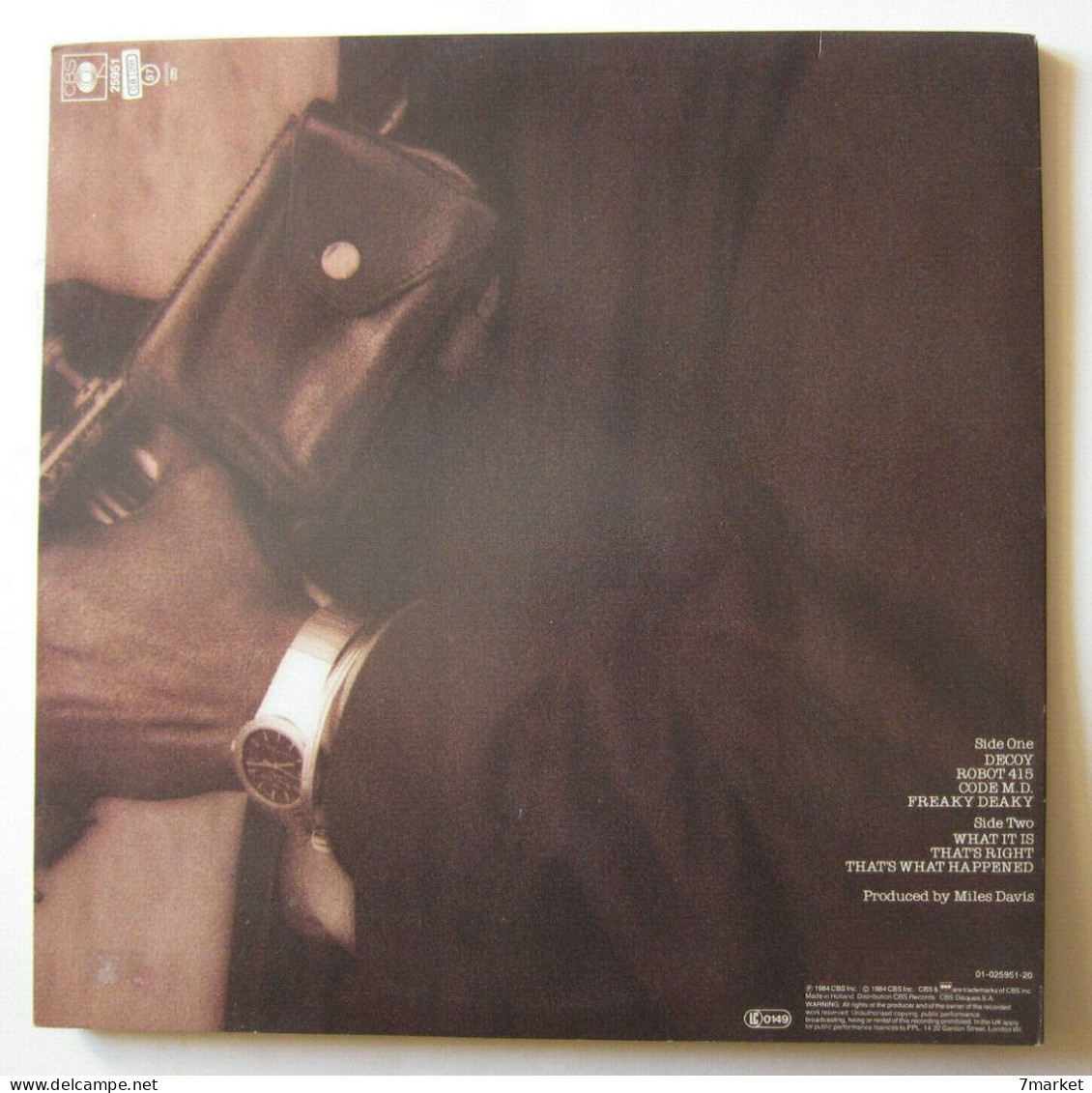 LP/ Miles Davis - Decoy /  CBS  - 1984 - Jazz