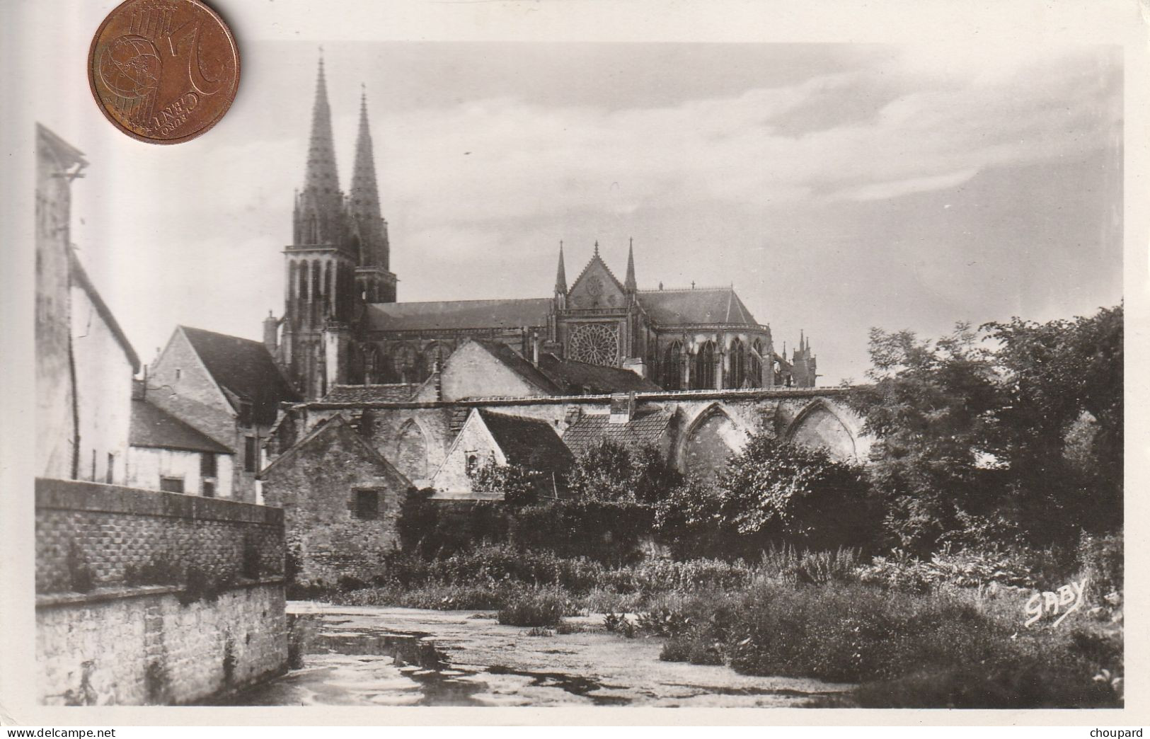 61 - Très Belle Carte Postale Ancienne  De  Sées   La Cathédrale  Et La Rivière - Sees