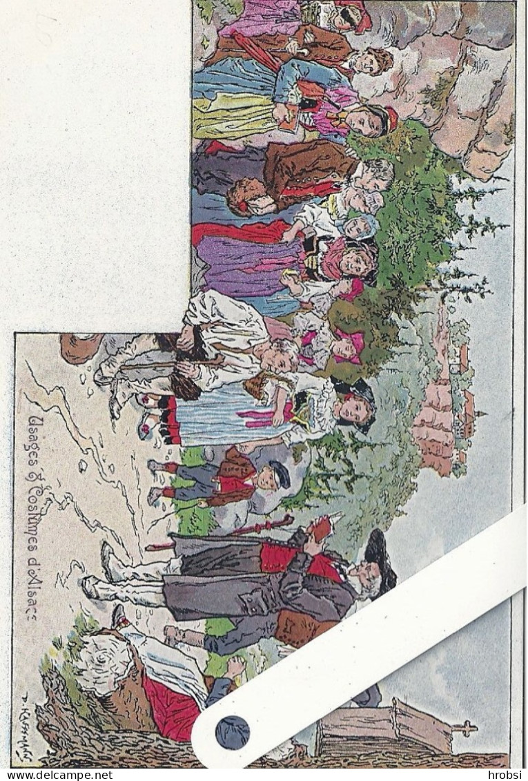 Illustrateur Kauffmann Paul, Usages Et Costumes D'Alsace, Nr 7, Sainte Odile - Kauffmann, Paul