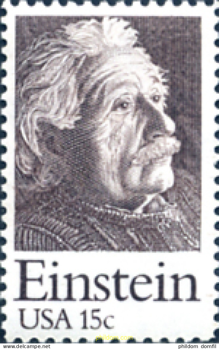 244440 MNH ESTADOS UNIDOS 1979 CENTENARIO DEL NACIMIENTO DE ALBERT EINSTEIN - Unused Stamps