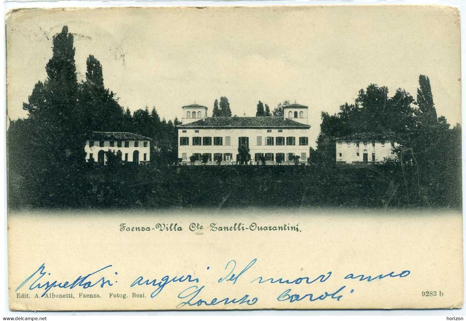 D.908  FAENZA - Ravenna - Villa Conte Zanelli-Quarantini - 190(?) - Faenza
