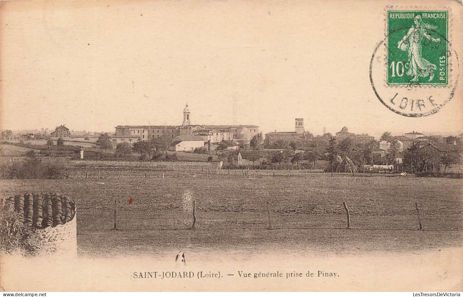 FRANCE - Saint Jodard - Vue Générale Prise De Pinay - Carte Postale Ancienne - Other & Unclassified