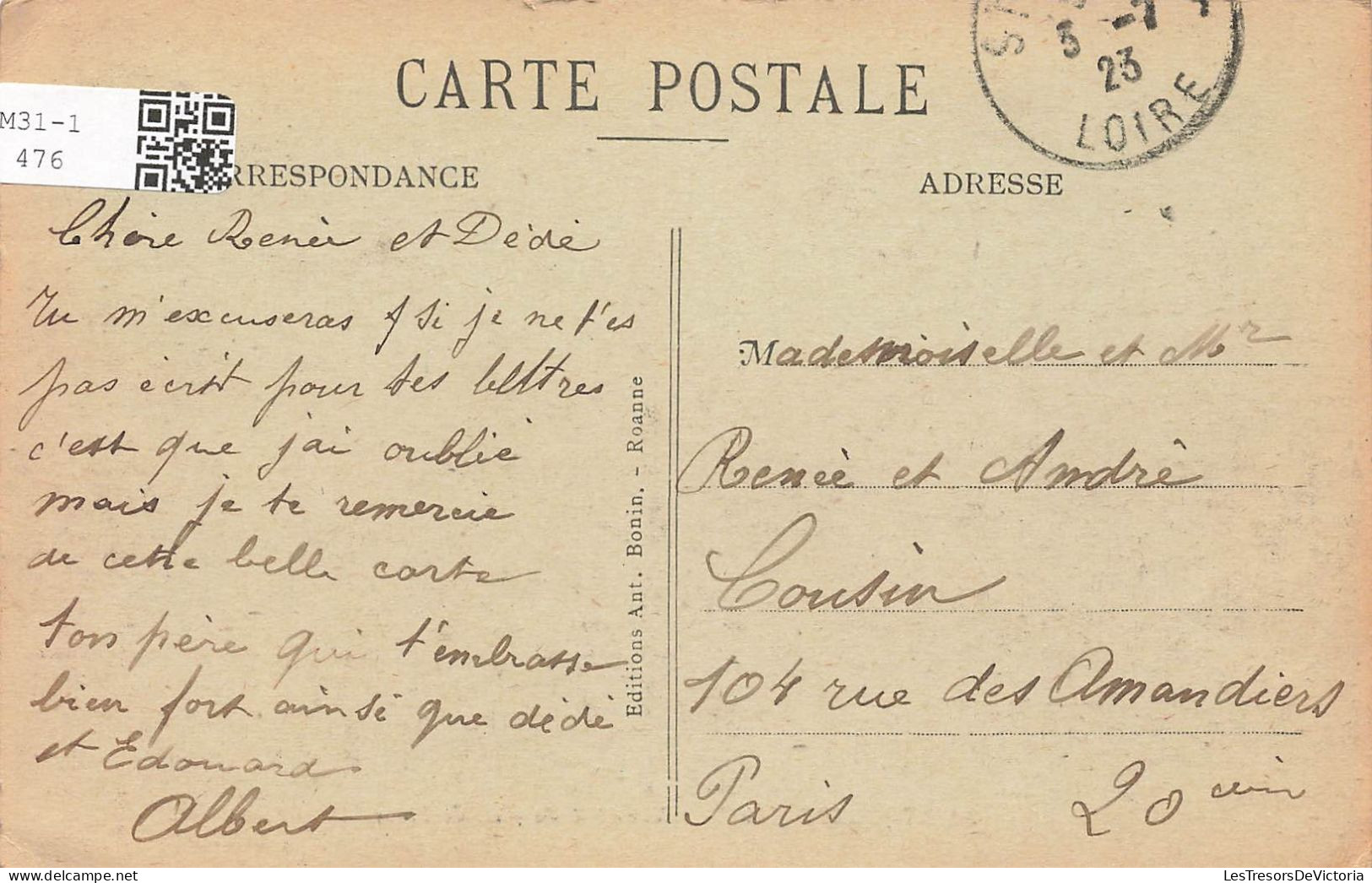 FRANCE - Saint Jodard - Vue Générale Prise De Pinay - Carte Postale Ancienne - Other & Unclassified