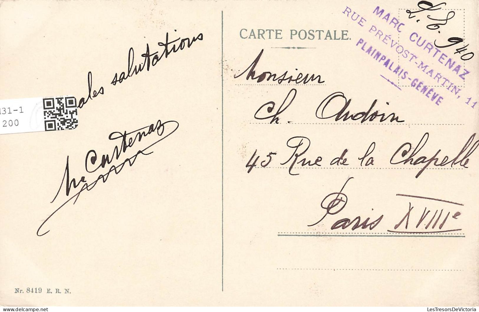 SUISSE - Genève - Bords Du Rhône - Colorisé - Carte Postale Ancienne - Genève